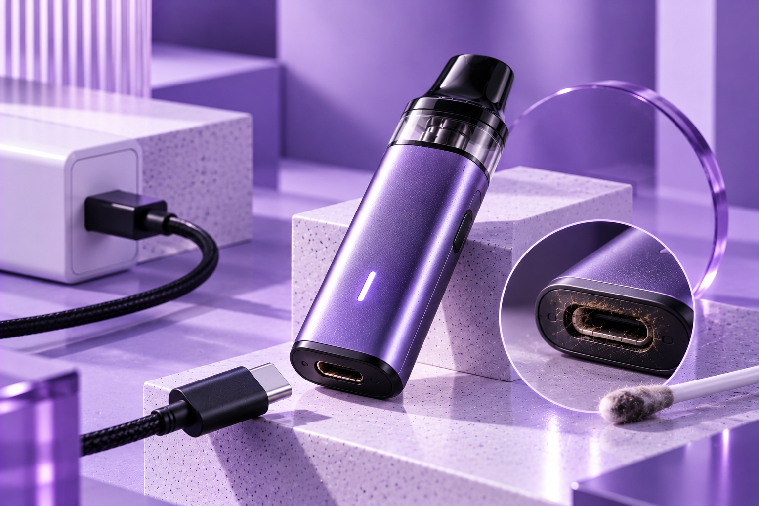 Vape Charging Port Problems: Signs of Damage and Safe Troubleshooting